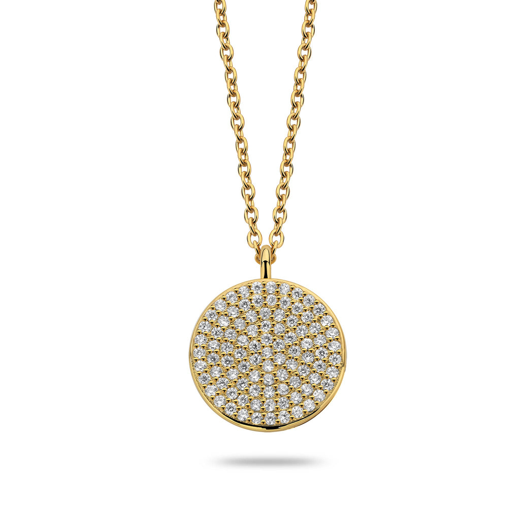 Pendentif étincelant en or