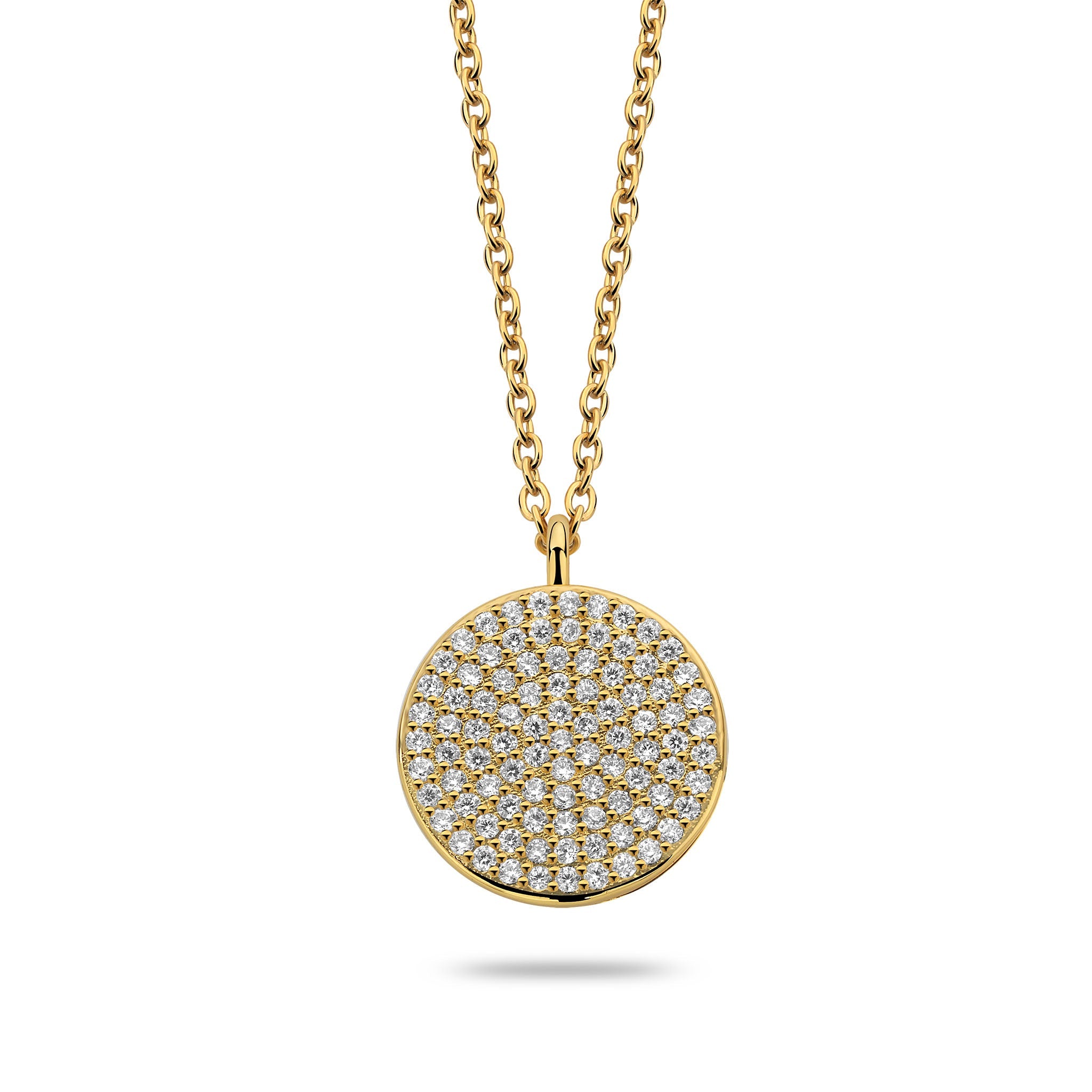 Pendentif étincelant en or