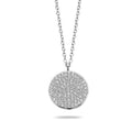 Médaillon scintillant en argent