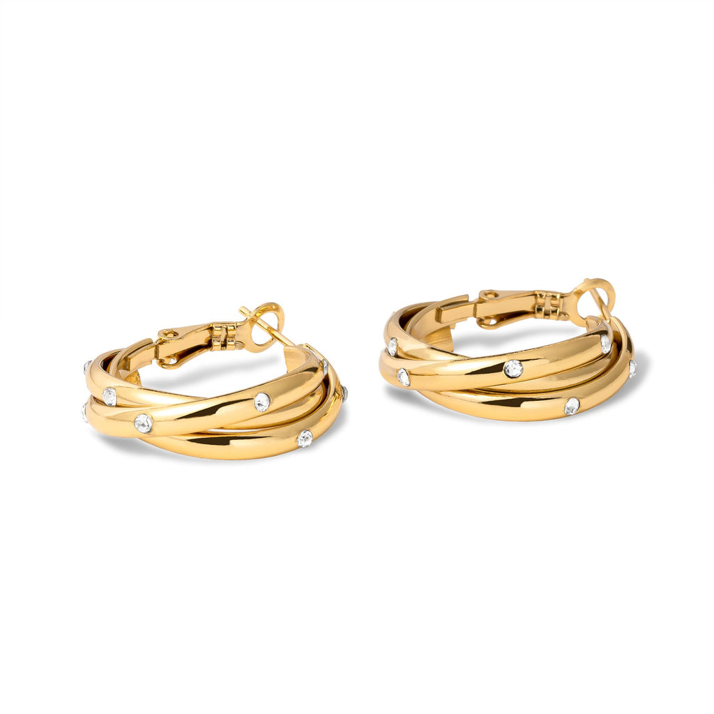 Boucles d'oreilles Luna en or