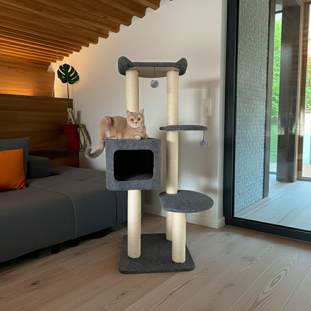 Luxe krabpaal voor katten - Krabmeubel Cindy