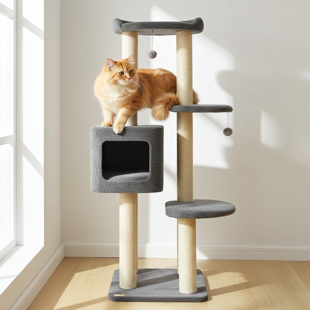 Luxe krabpaal voor katten - Krabmeubel Cindy