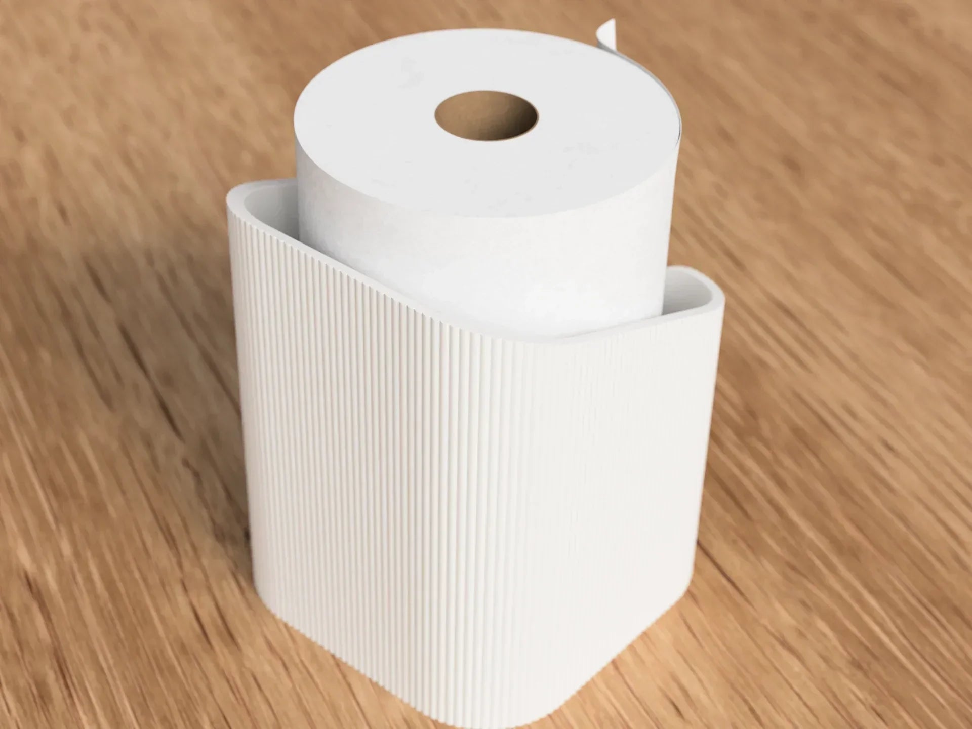 Minimalistische keukenrolhouder