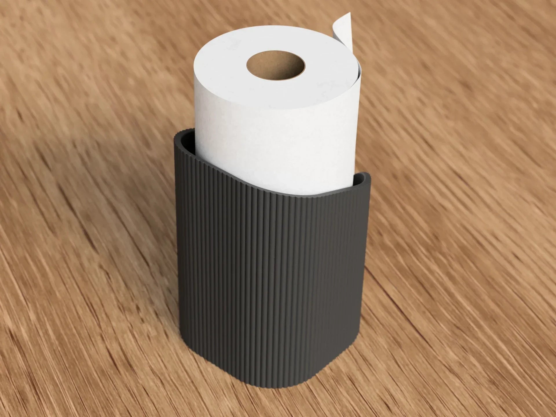 Minimalistische keukenrolhouder