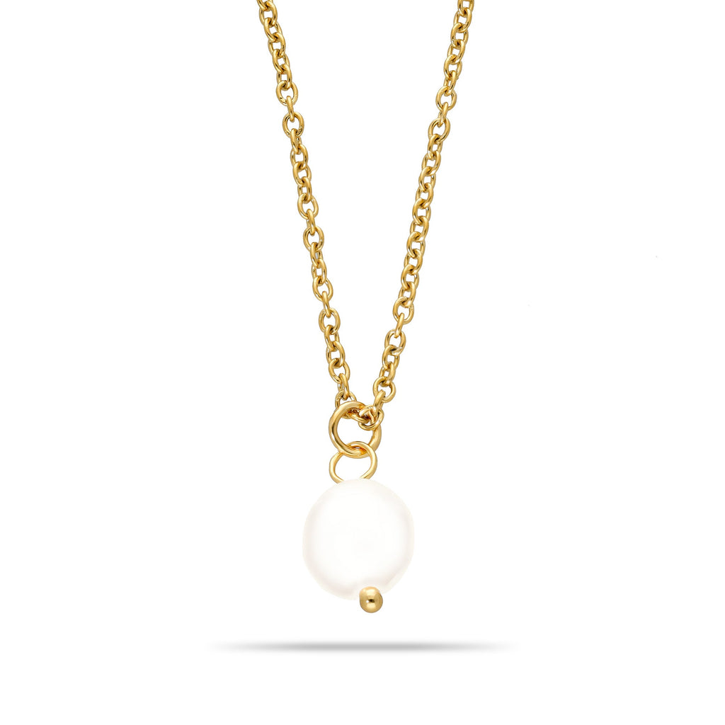 Collier simple perle en or