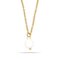 Collier simple perle en or