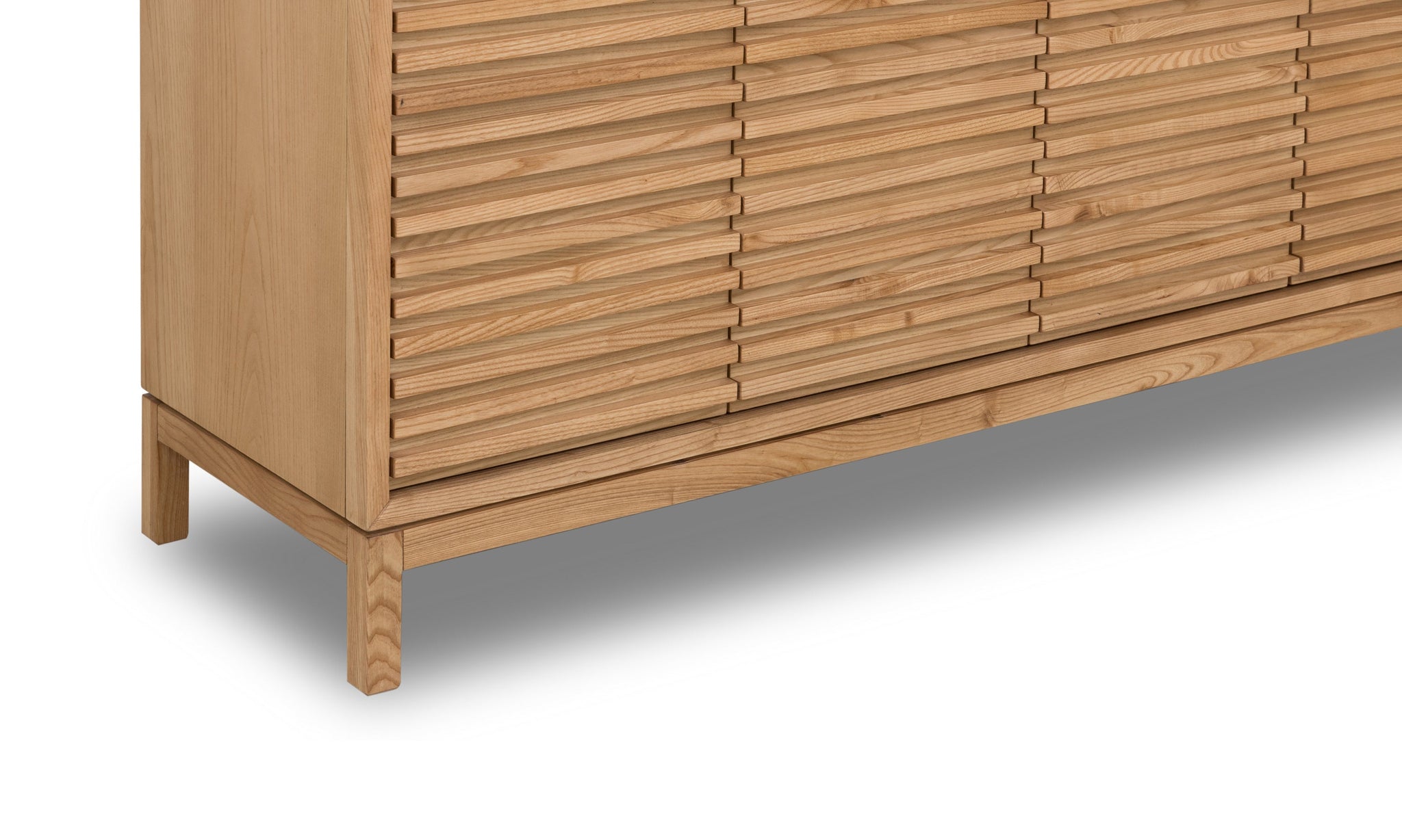 Tanner Vier Deurs Dressoir in Vlasgeel