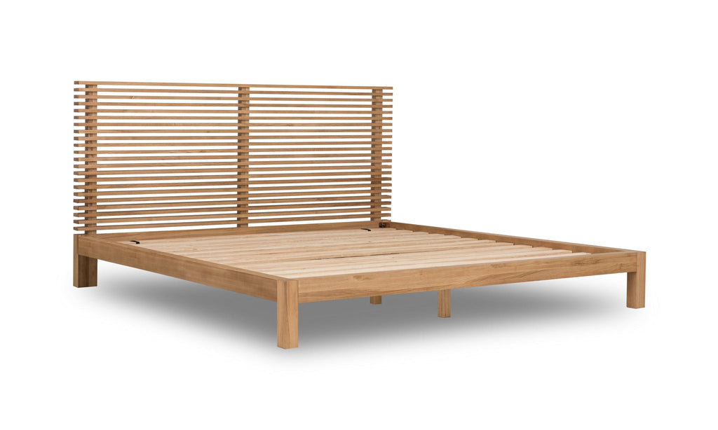 Tanner EU King (160 x 200) Platform Bed in Vlasgeel