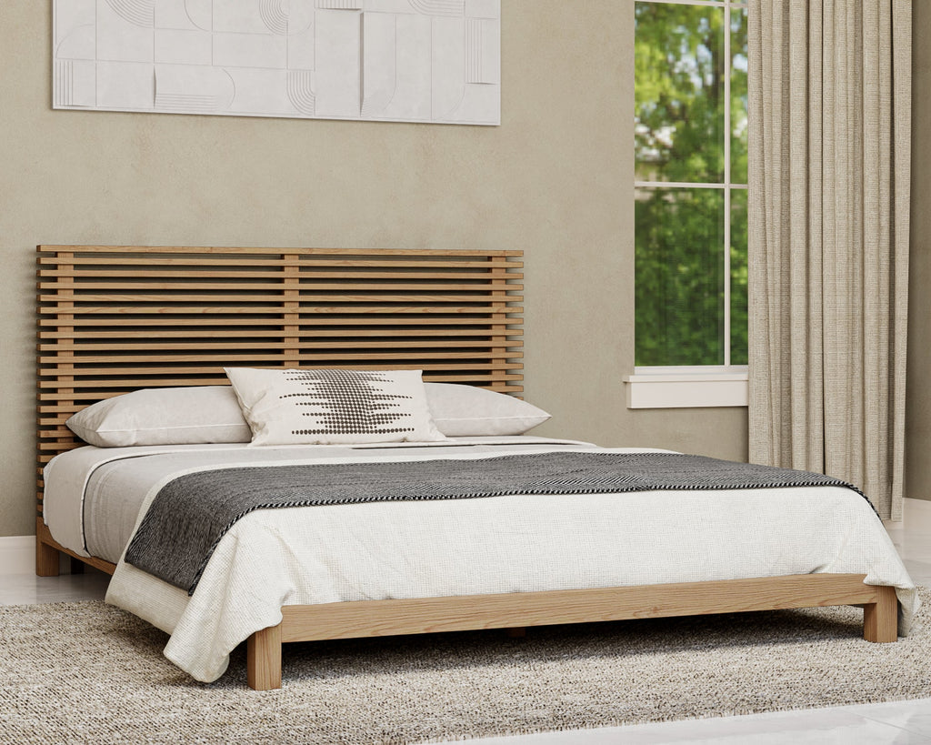 Tanner EU King (160 x 200) Platform Bed in Vlasgeel