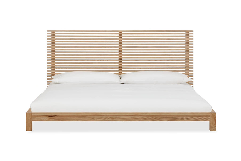 Tanner EU Super King (180 x 200) Platform Bed in Vlasgeel