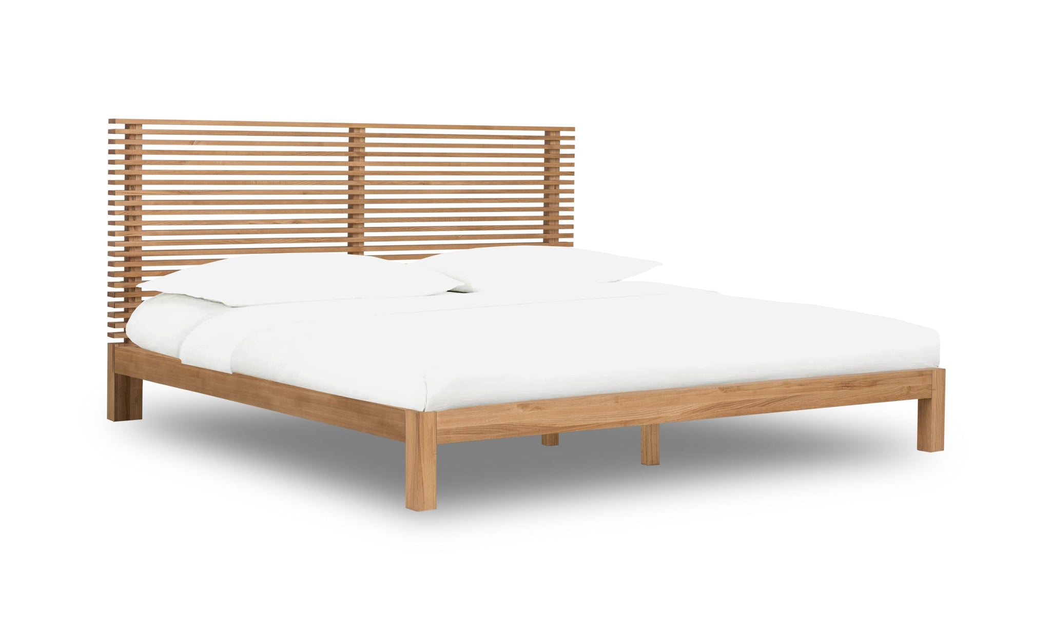 Tanner EU Super King (180 x 200) Platform Bed in Vlasgeel