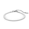 Bracelet serpent en argent
