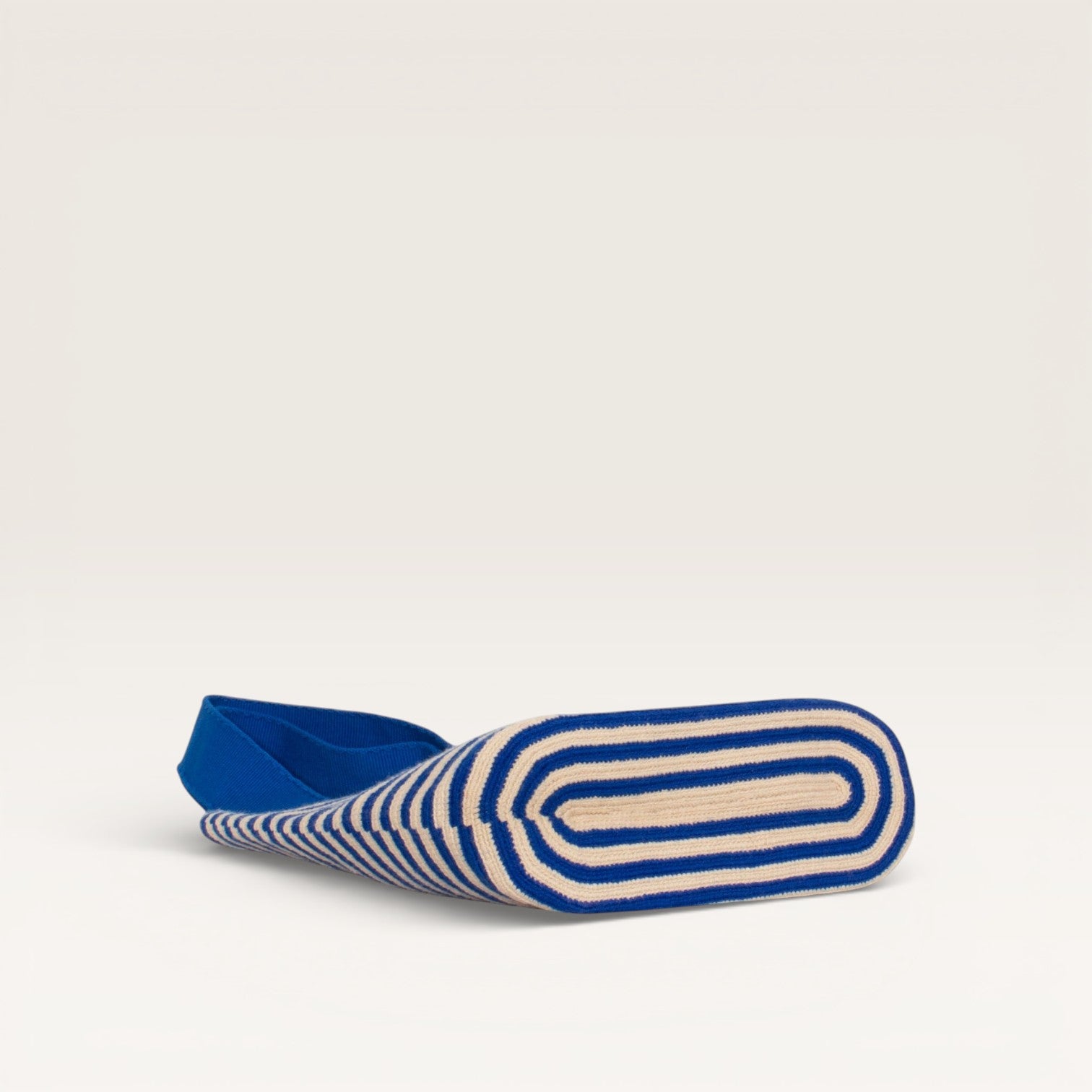 Cabas ovale rayé | Cobalt