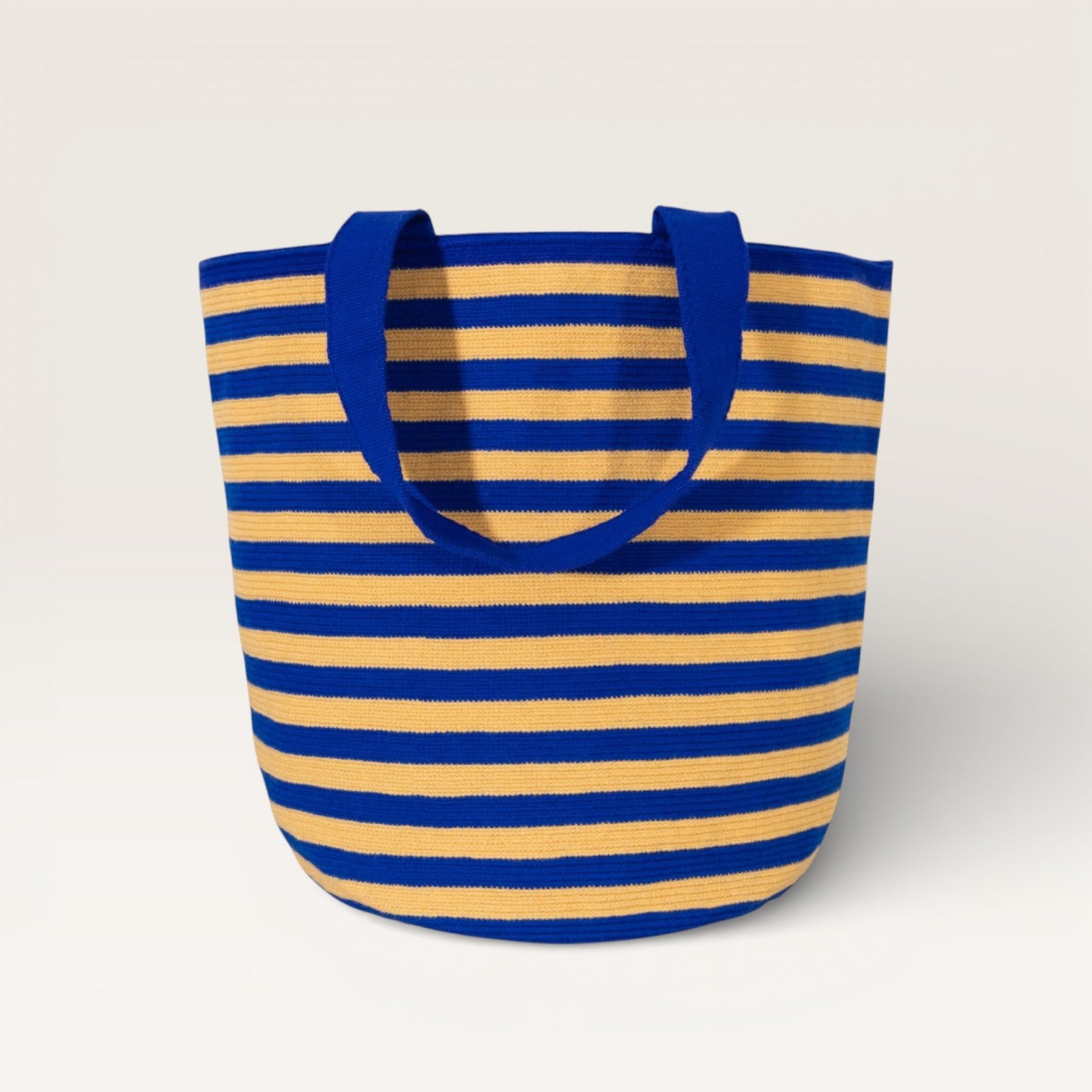 Sac cabas rond rayé | Midnight