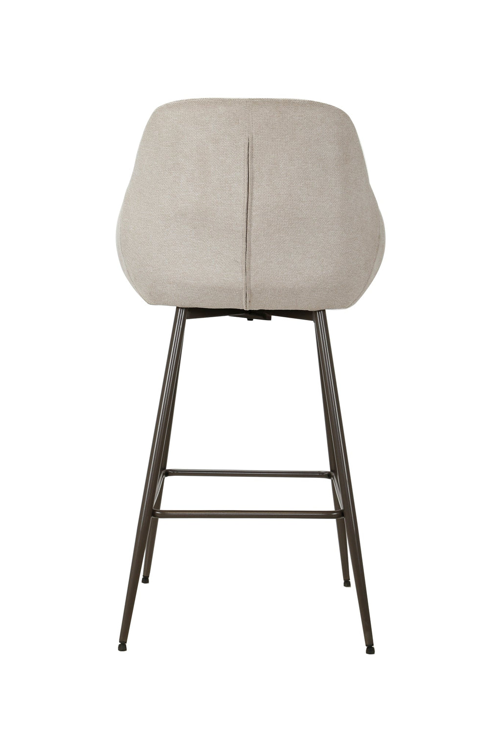 Barstoel hoog offwhite met armleuning (set van 2)