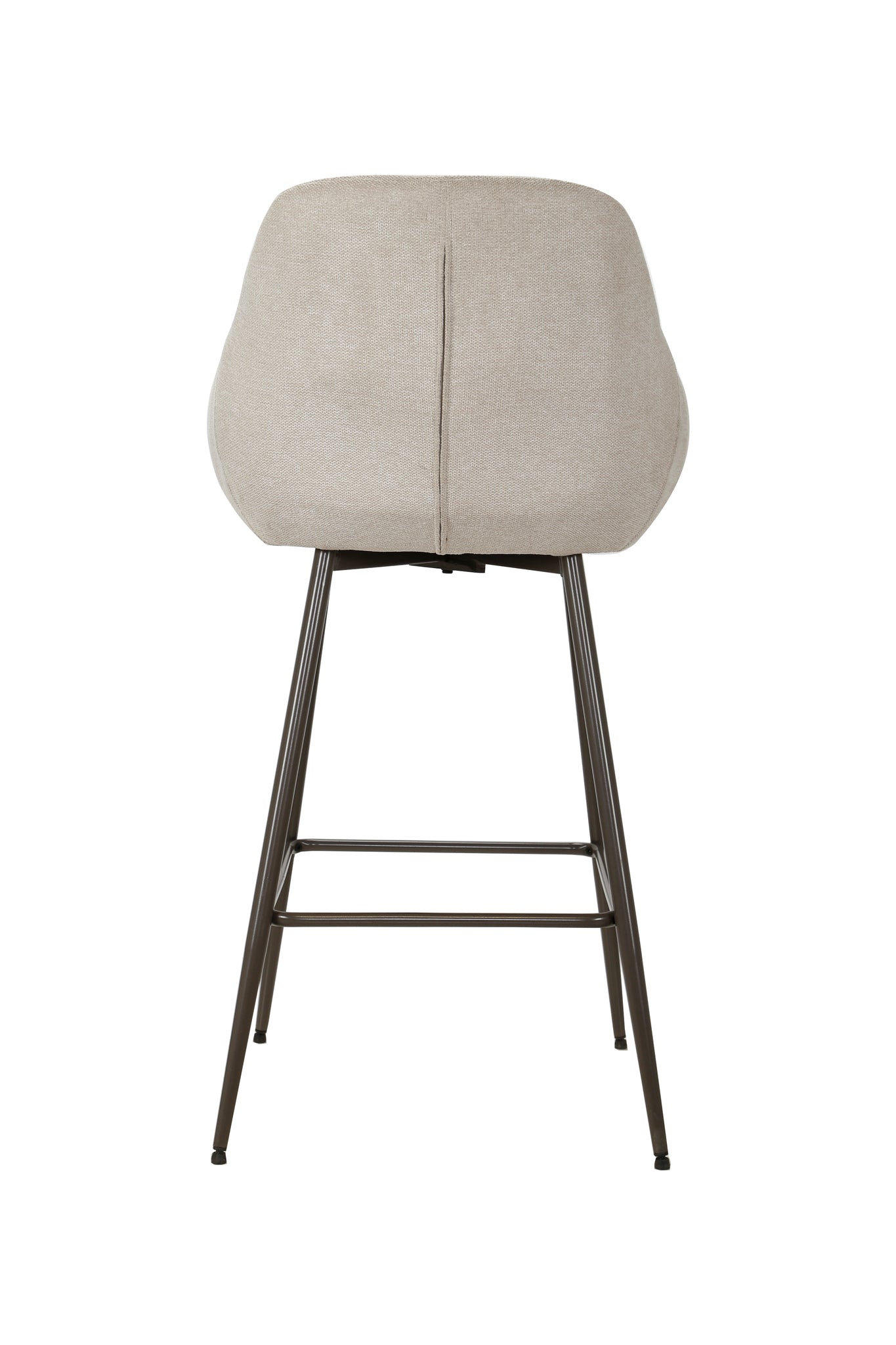Barstoel hoog offwhite met armleuning (set van 2)