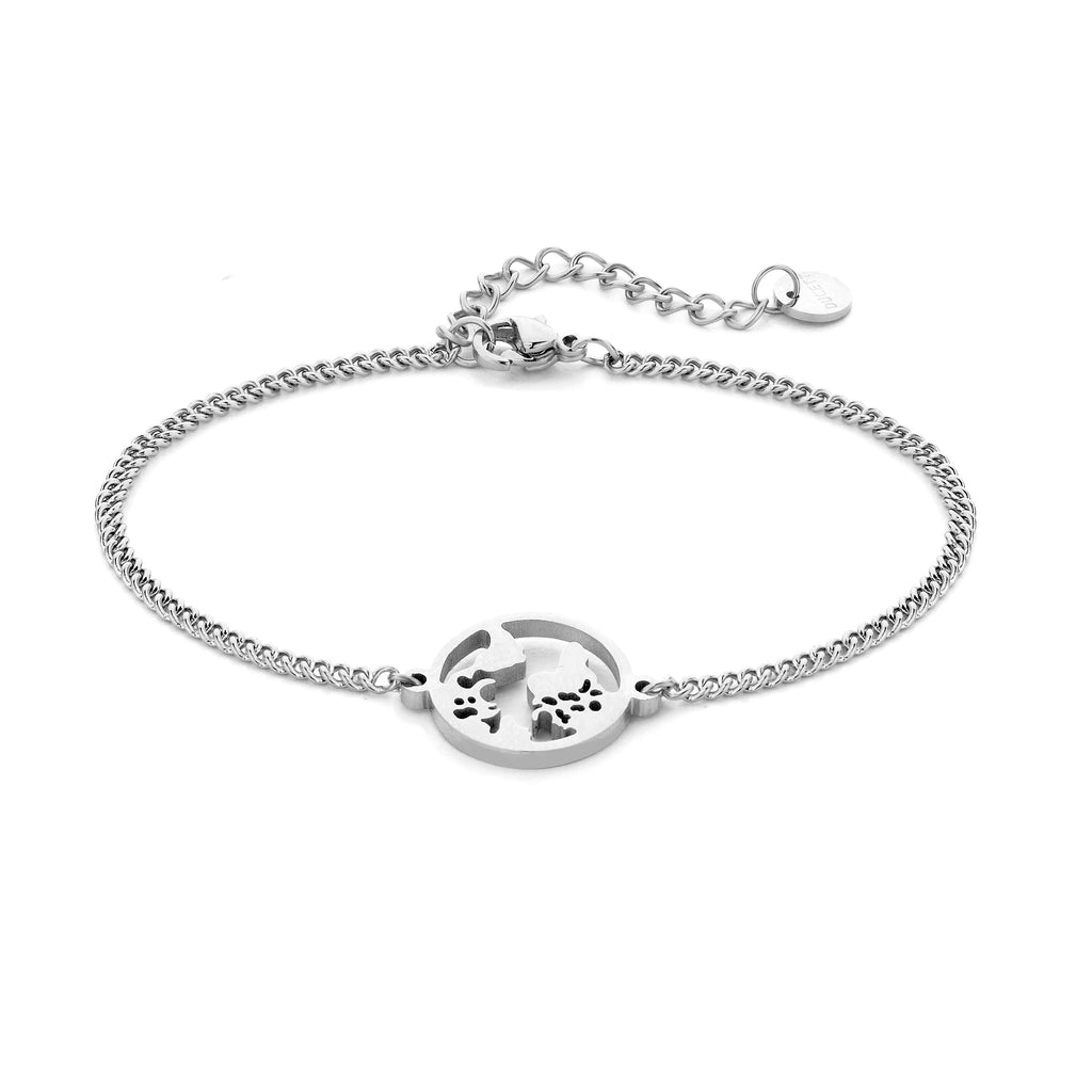 Bracelet monde argent