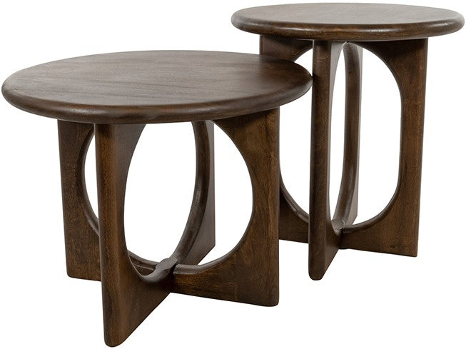 Salontafel Ø60, H46, Mango Walnut