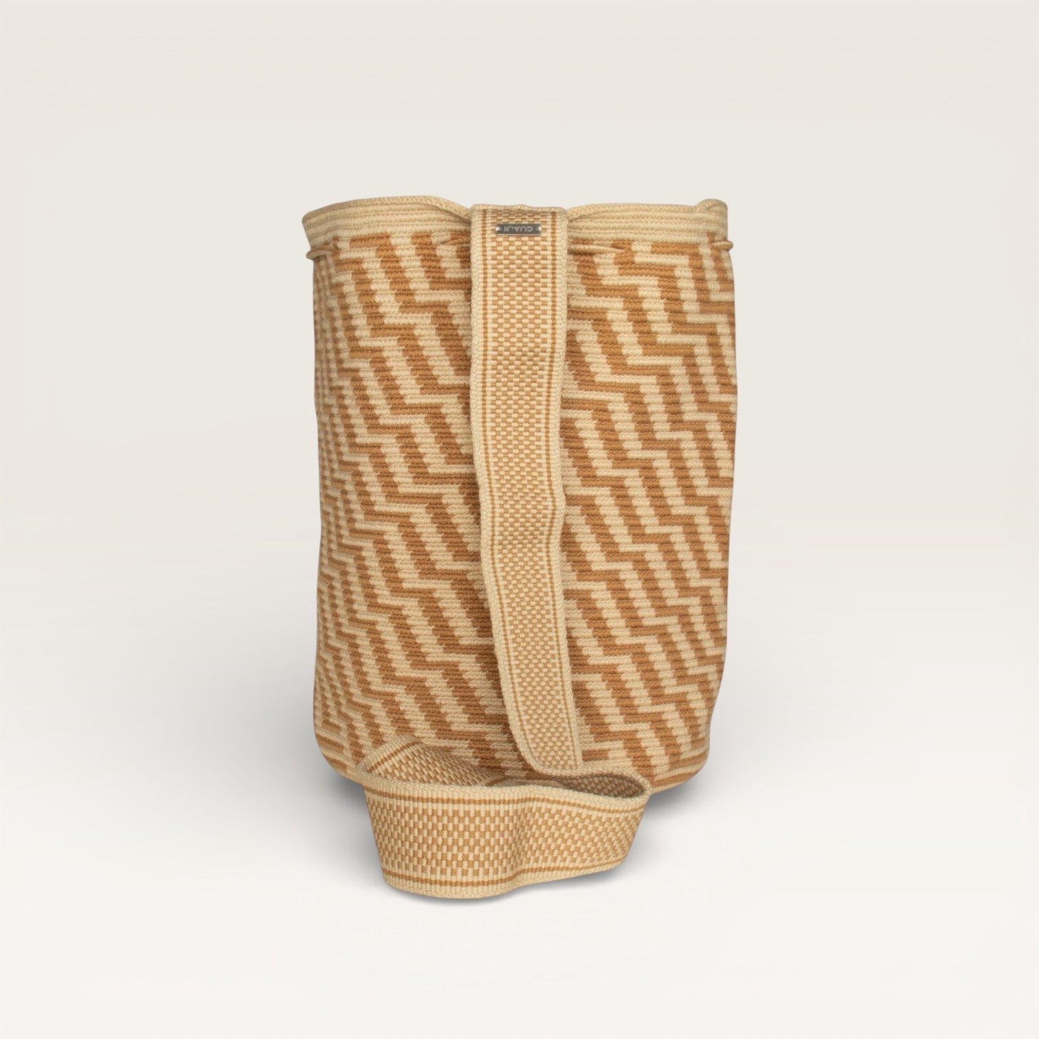 Zigzag backpack | Almond
