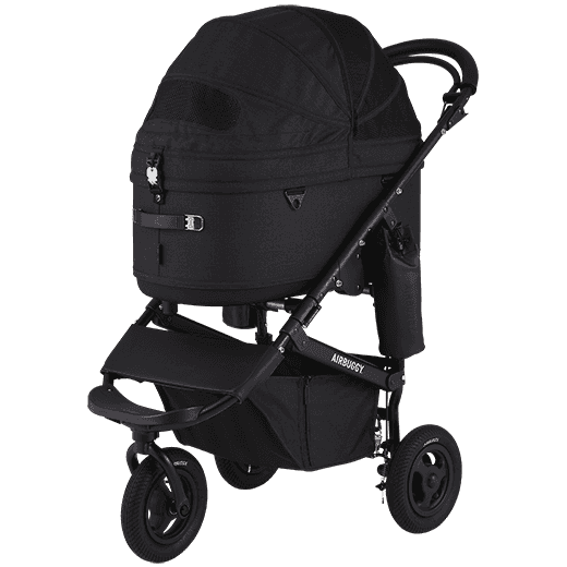 AirBuggy Dome 3 Large Earth Black - Luxe huisdieren wandelwagen