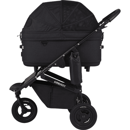 AirBuggy Dome 3 Large Earth Black - Luxe huisdieren wandelwagen