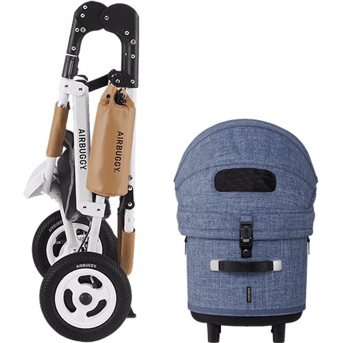 AirBuggy DOME 3 Set Regular – Melange denim - Cochecito para perros