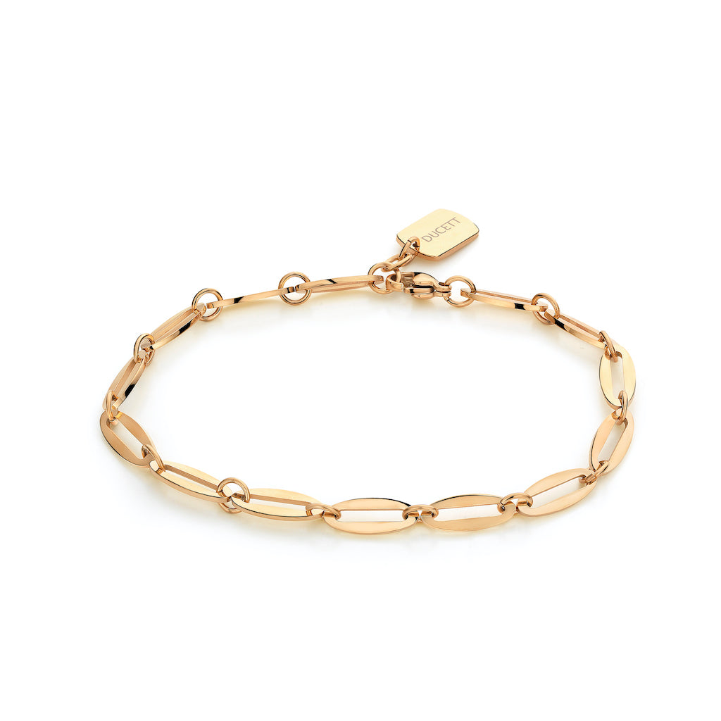 Maille serpent or rose