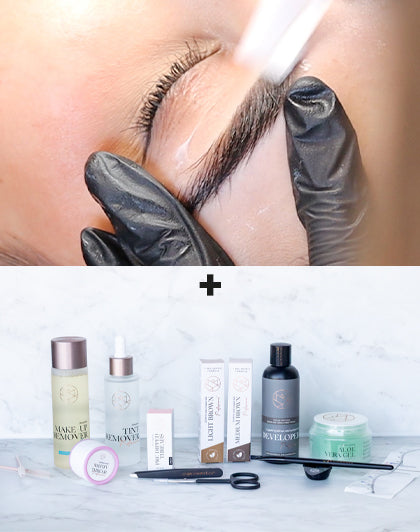 Formation en ligne Browstyling - Cartographie et épilation à la cire + Kit de démarrage (différentes langues)