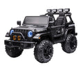 Gravity Electric Kids Jeep 12V – Metallic Black with Remote Control & Bluetooth
