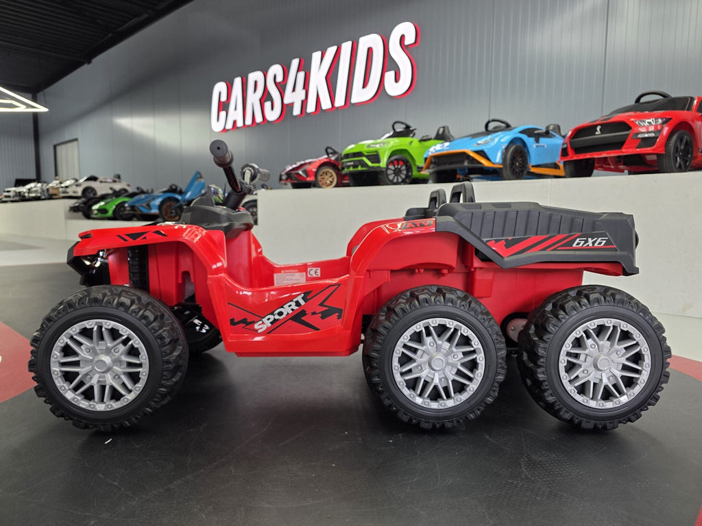 TrailBlazer 6-wielige elektrische kinderquad 24V met laadplatform