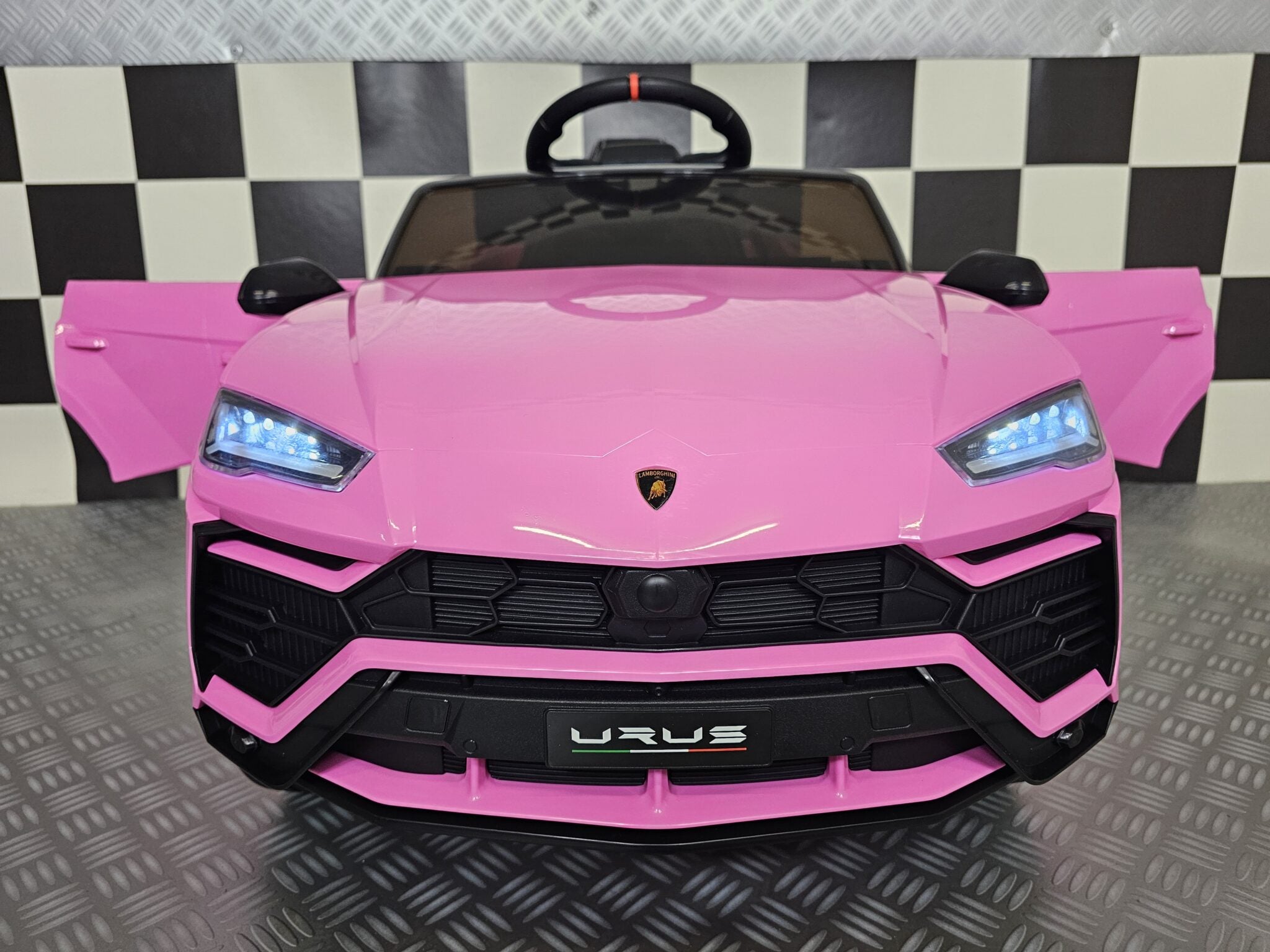 Elektrische kinderauto Lamborghini Urus roze 12 volt