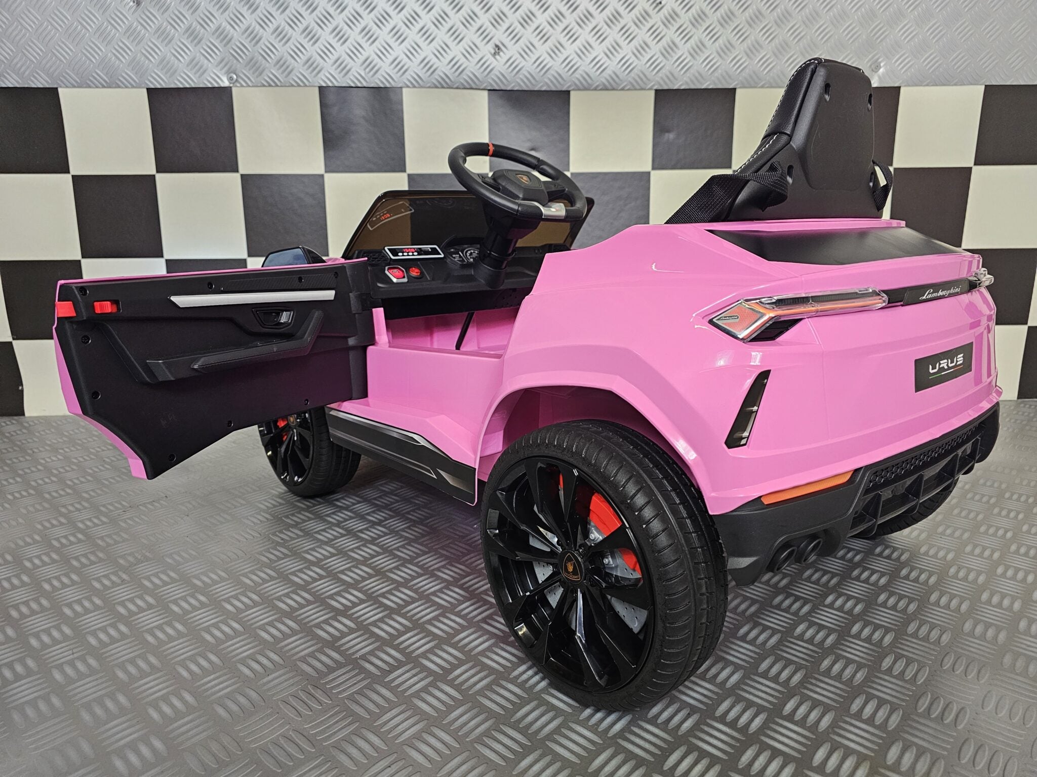Elektrische kinderauto Lamborghini Urus roze 12 volt