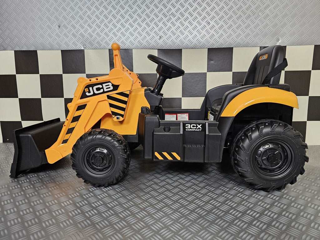 JCB Shovel 12V Battery-Powered Ride-On Tractor