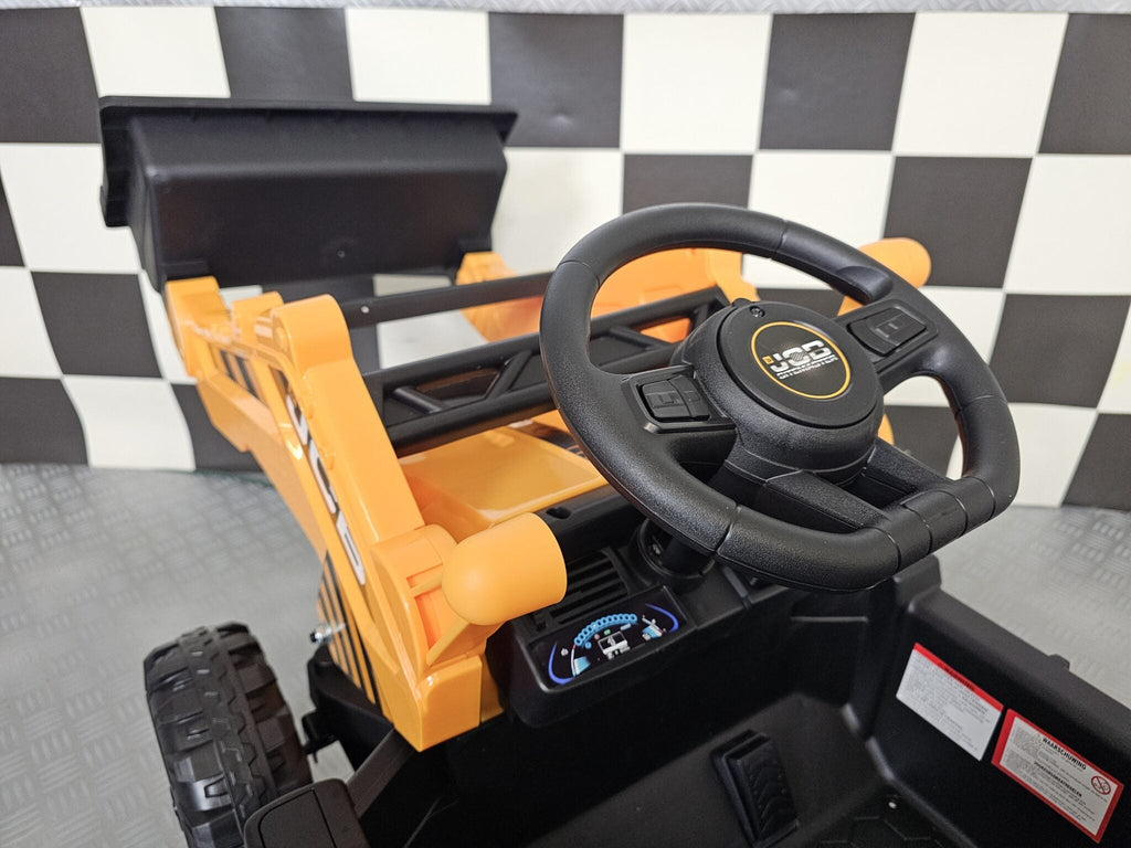 JCB Shovel 12V Battery-Powered Ride-On Tractor