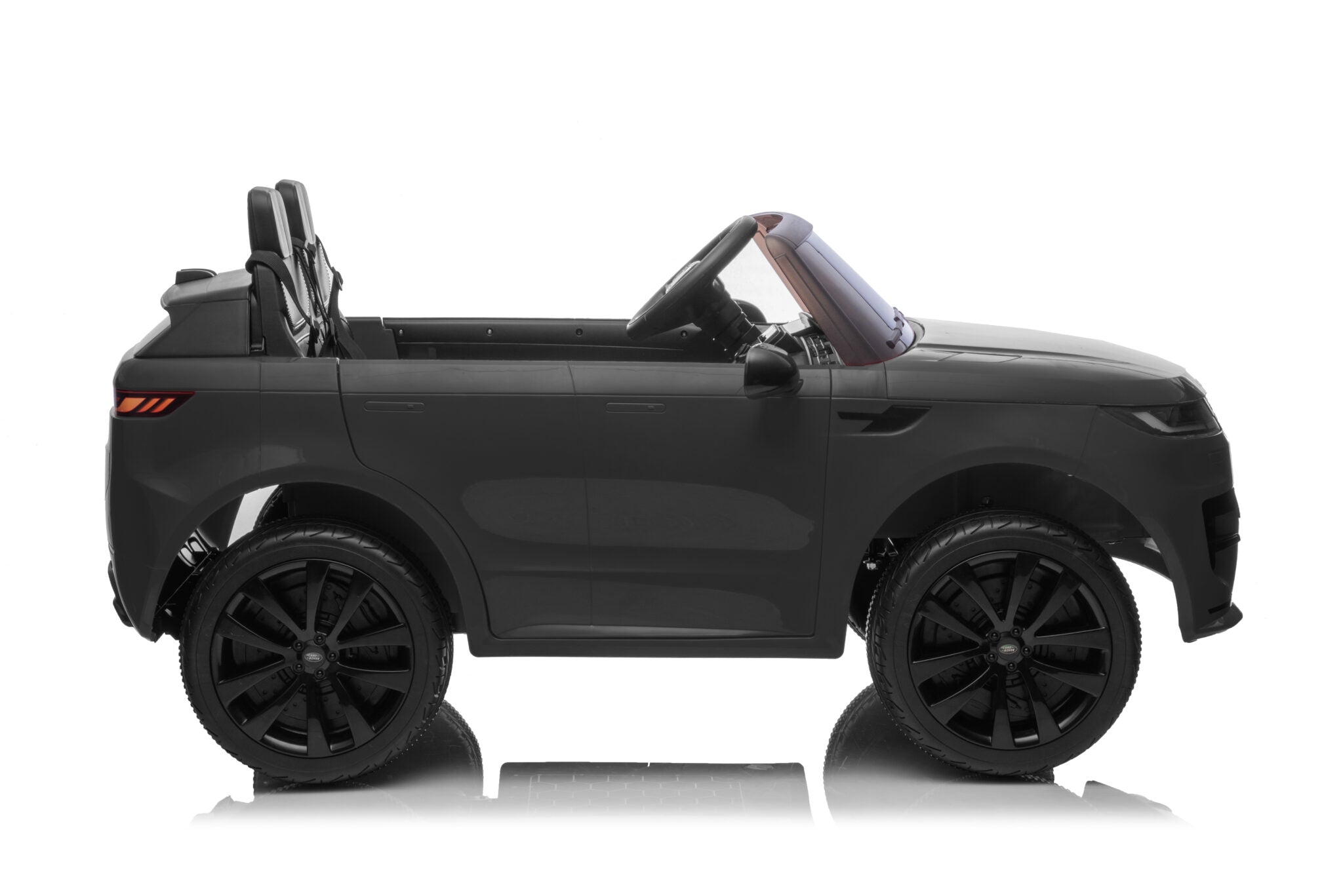 Elektrische kinderauto Range Rover Sport 2-zits zwart 24 volt