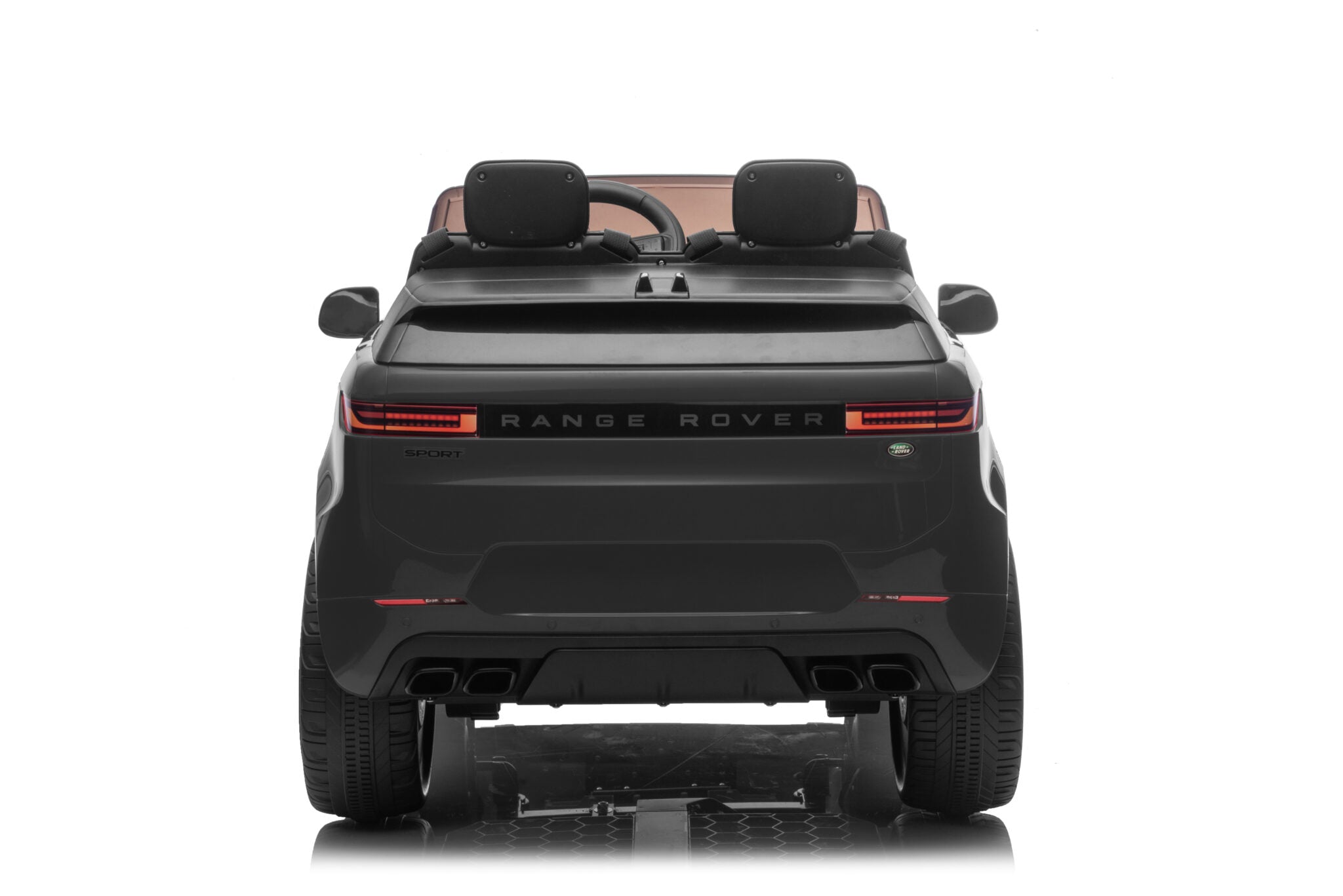 Elektrische kinderauto Range Rover Sport 2-zits zwart 24 volt