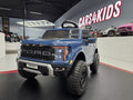 Ford Raptor 24V Electric Ride-On Truck – Blue 2-Seater with Remote Control, Bluetooth & LED Lights