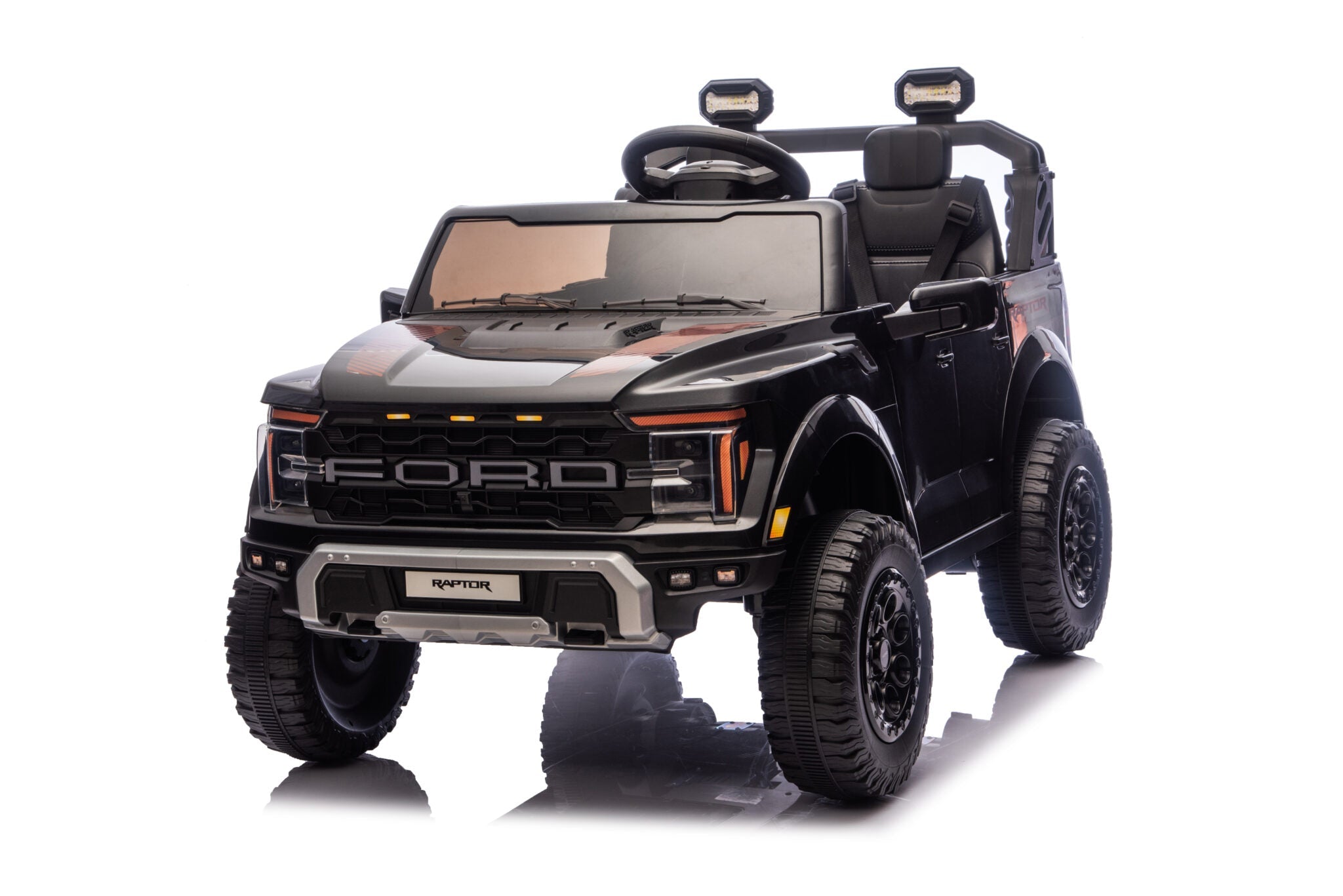 Ford Raptor 2-zits 24-volt zwarte kinderauto