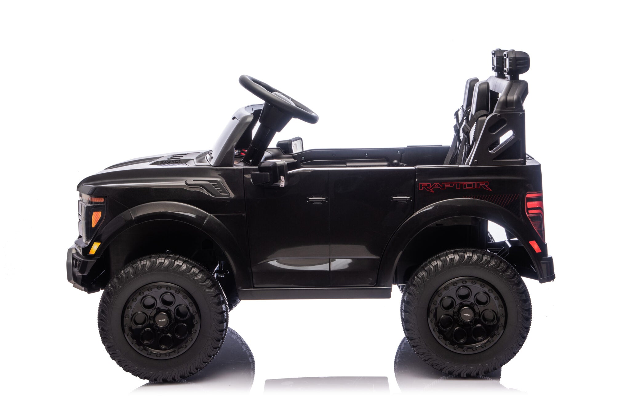 Ford Raptor 2-zits 24-volt zwarte kinderauto