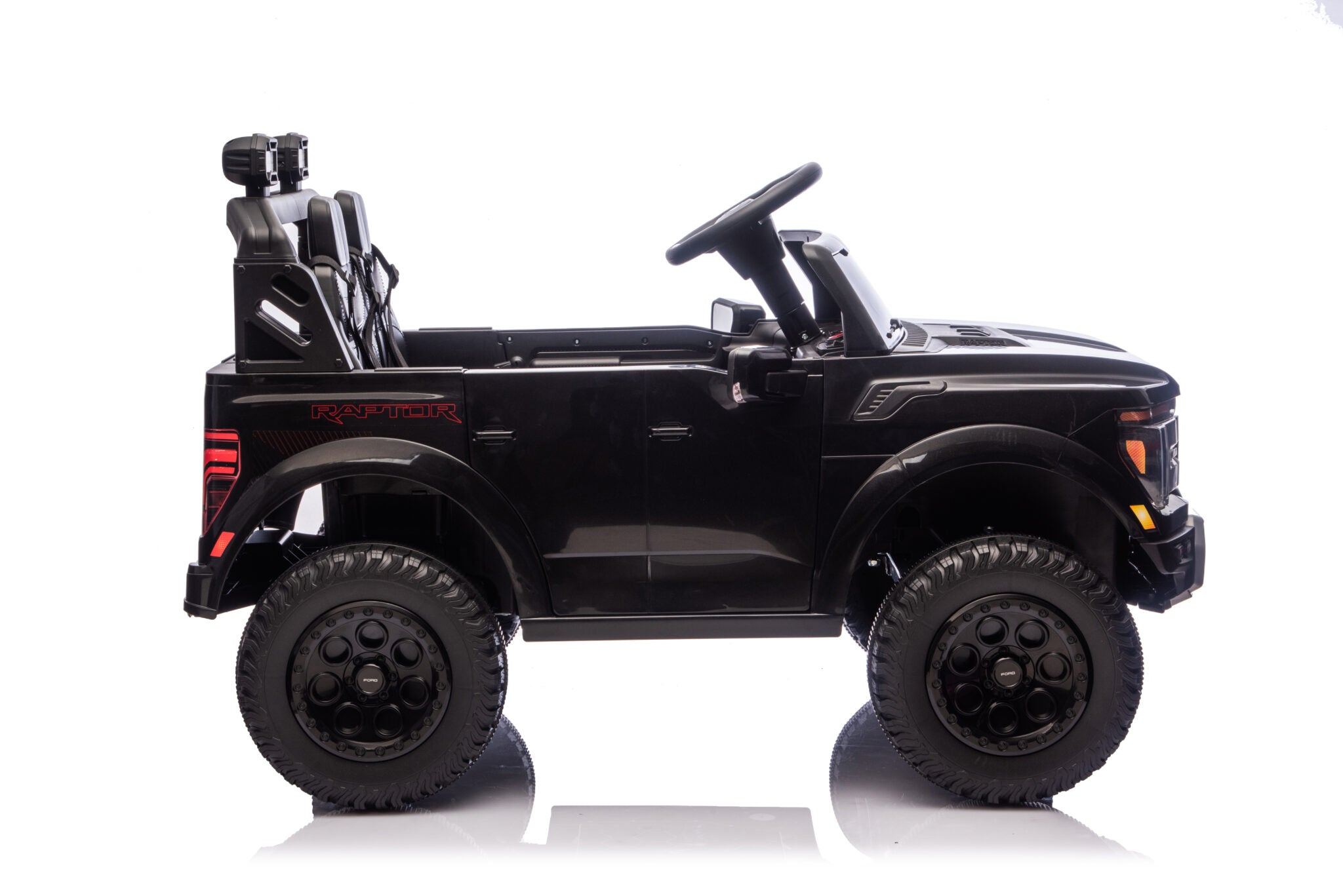 Ford Raptor 2-zits 24-volt zwarte kinderauto