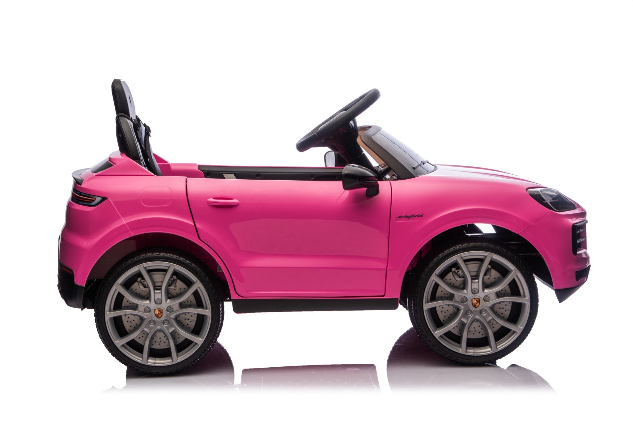 Elektrische kinderauto Porsche Cayenne 1-persoons 12 volt roze