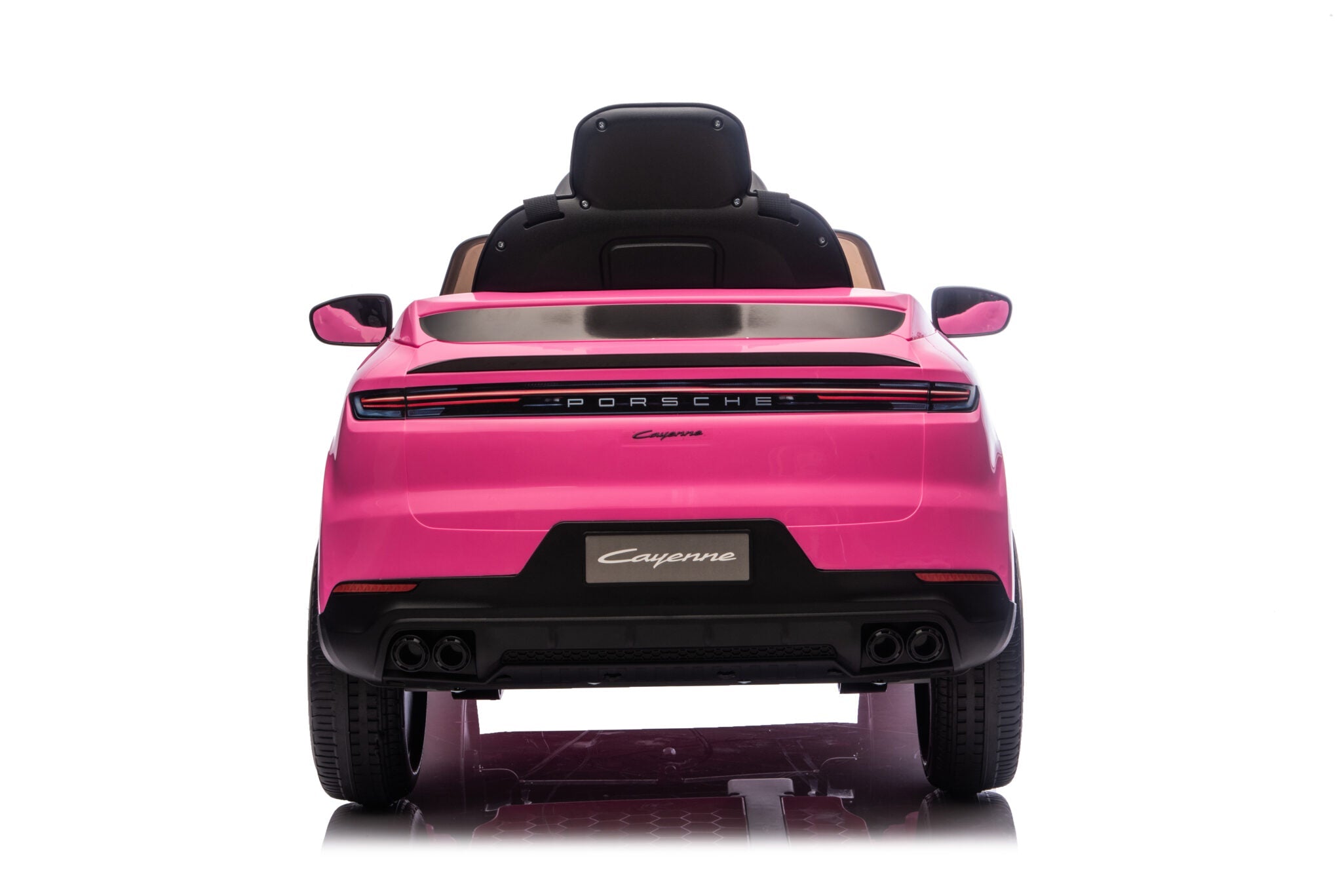 Elektrische kinderauto Porsche Cayenne 1-persoons 12 volt roze