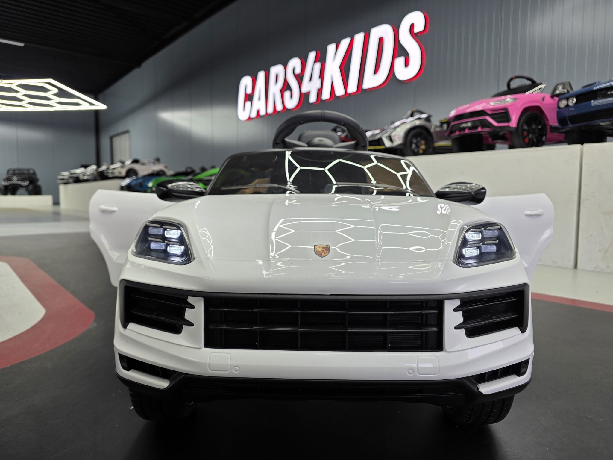 Porsche Cayenne accu-kinderauto 12 volt wit