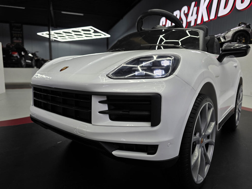 Porsche Cayenne accu-kinderauto 12 volt wit