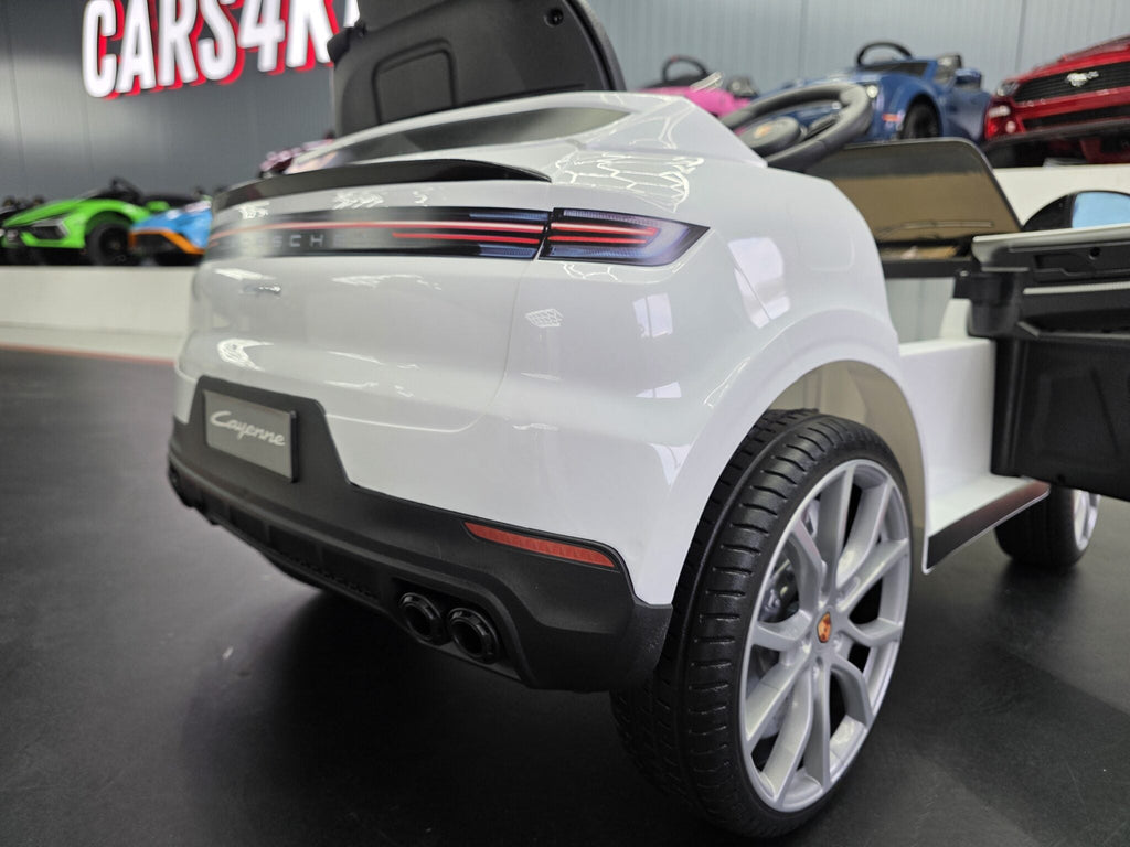 Porsche Cayenne accu-kinderauto 12 volt wit