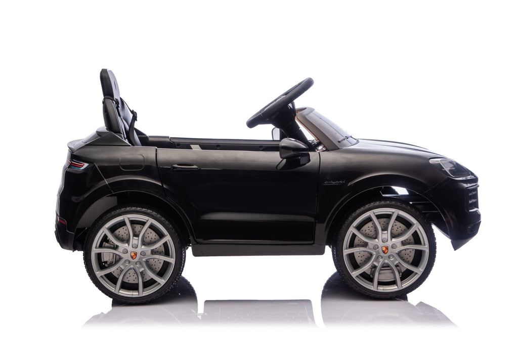 Kinderauto Porsche Cayenne 1-persoons 12 volt zwart