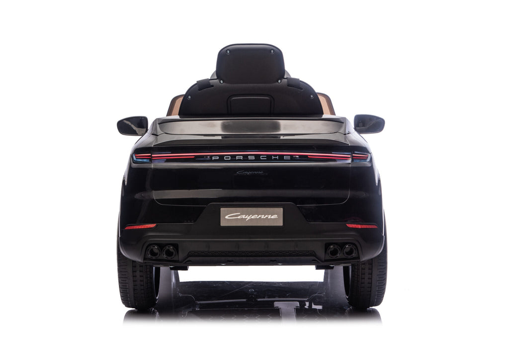 Kinderauto Porsche Cayenne 1-persoons 12 volt zwart