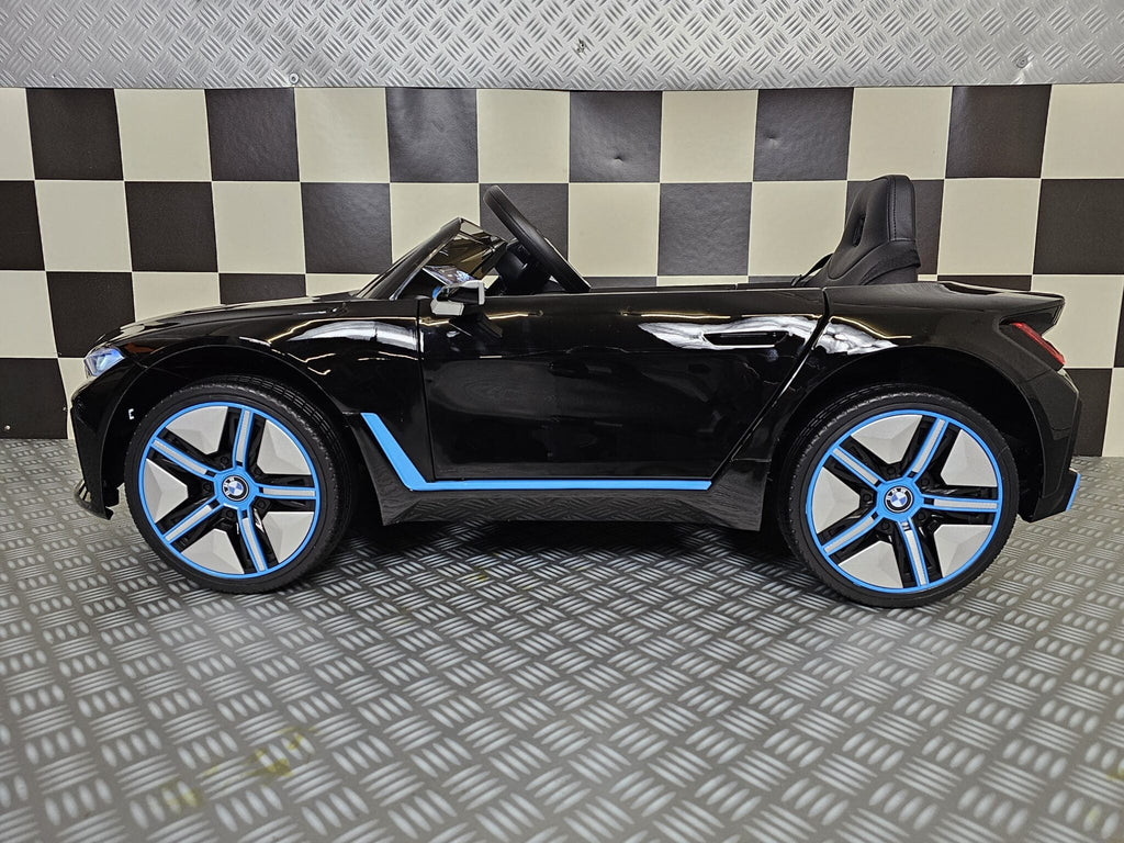 Elektrische kinderauto BMW i4 12 volt zwart