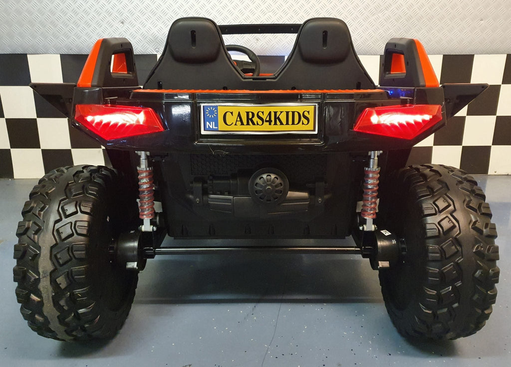 Power Buggy 24 volt, 4-wielaandrijving met afstandsbediening voor 2 kinderen, rood