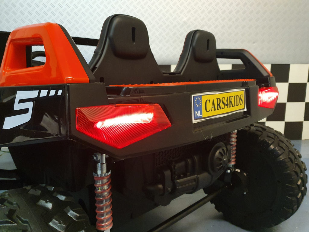 Power Buggy 24 volt, 4-wielaandrijving met afstandsbediening voor 2 kinderen, rood